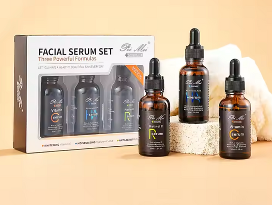 Eternal Beauty: The Ultimate 3-in-1 Facial Serum Set